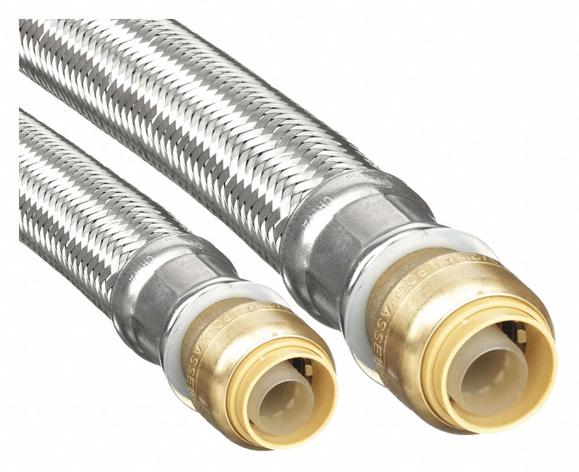 Flexible Hose Connector 31LC76U3008FLEX18LF Grainger