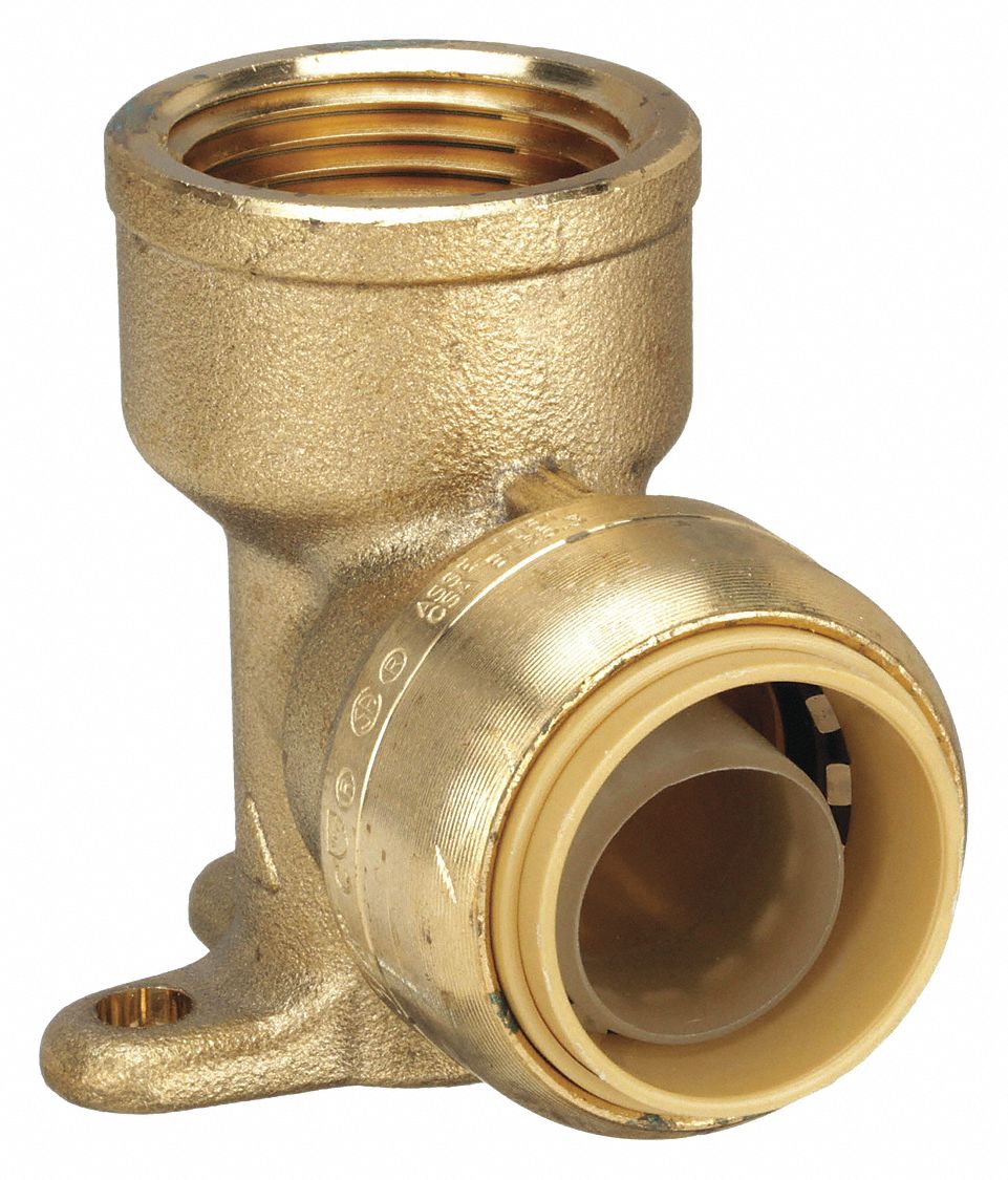 90 Drop Ear Elbow, Tube 3/4in, Pipe 3/4in