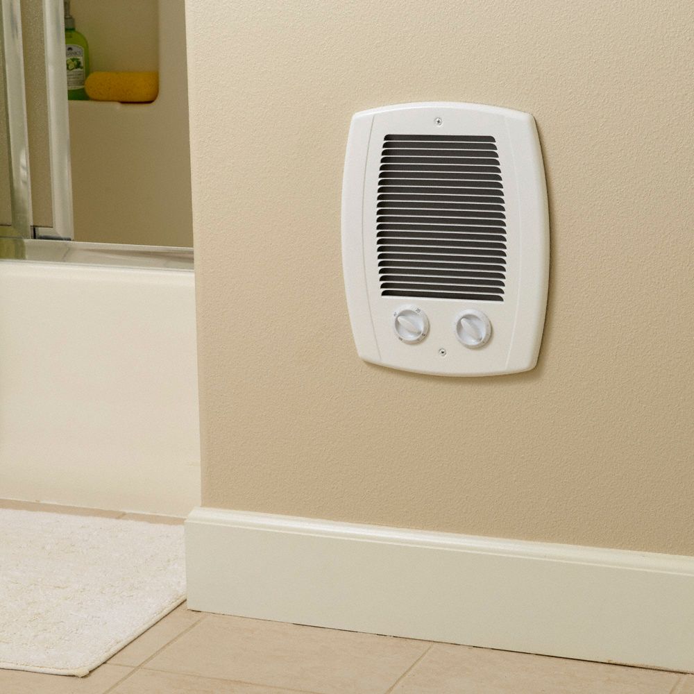 CADET Recessed Electric Wall-Mount Heater, 1000W, 120/240V AC, 1-phase ...