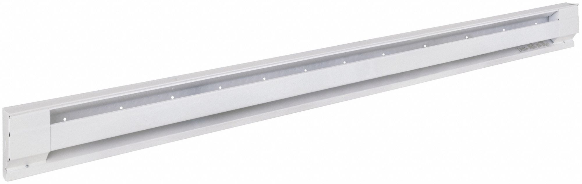 ELECTRIC BASEBOARD HEATER, RESIDENTIAL GRADE, 1500W, WHITE, CONVENTIONAL HOUSING, 120V AC