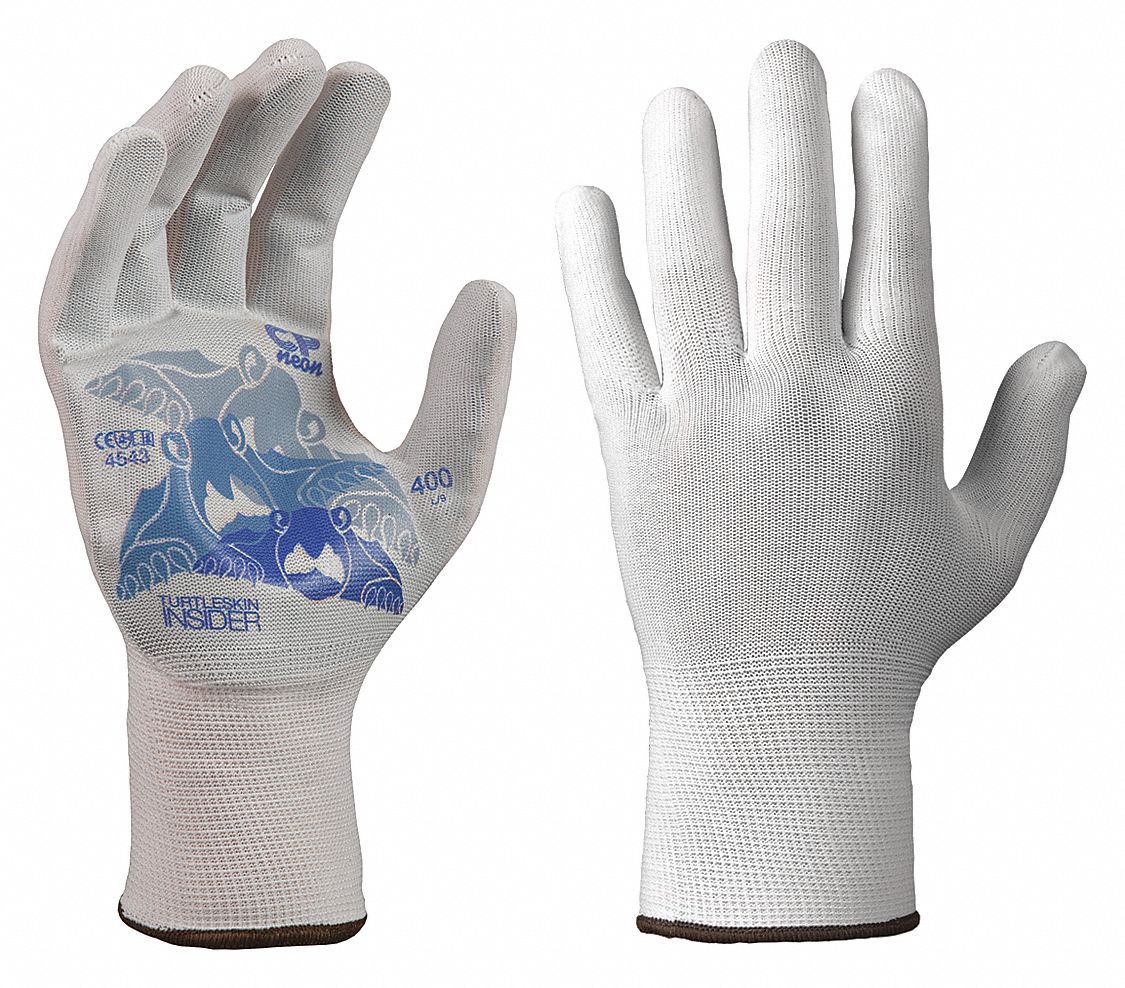 31LL44 - Glove Liners Nylon/Polyester L Wht PR