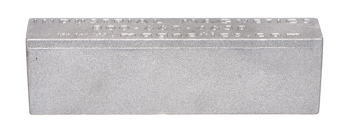 Block Magnet, 4 1/2 in Overall Length, 1 in Overall Width, 65 lb Max ...