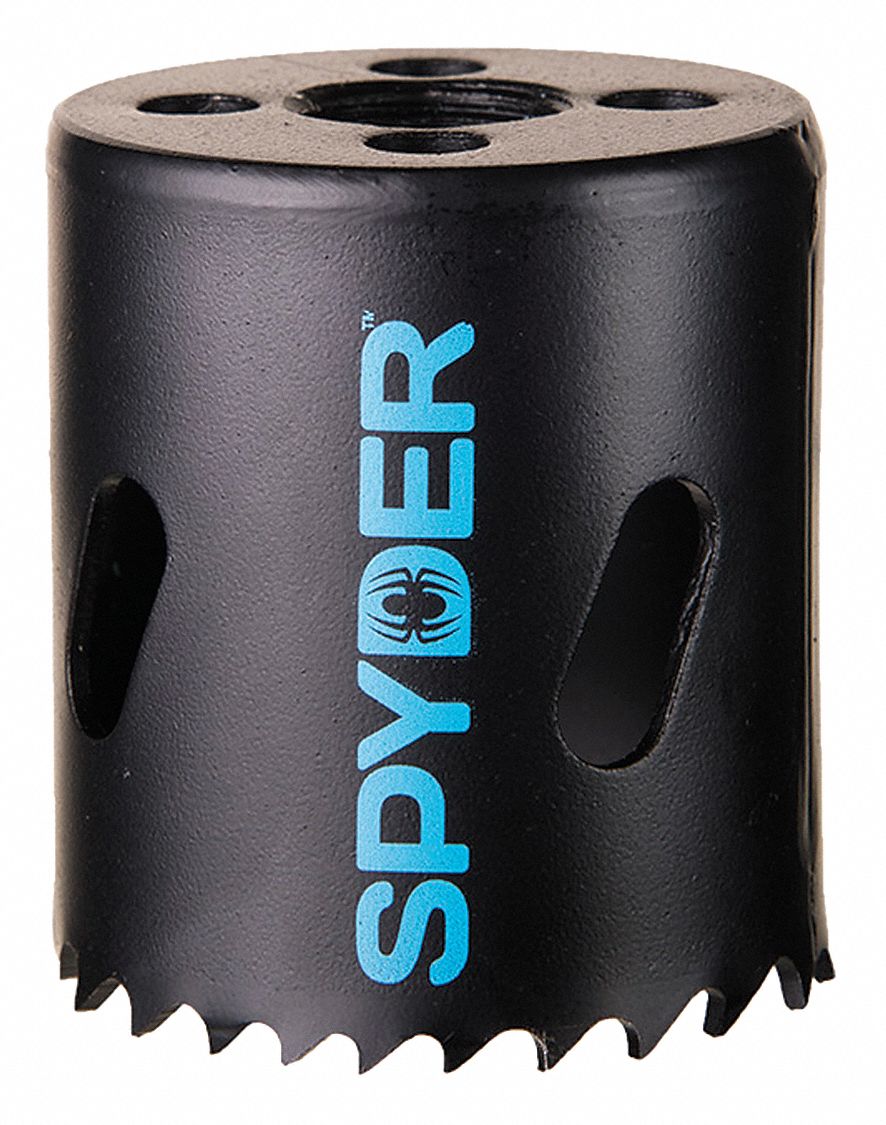 SPYDER Hole Saw, Primary Material Application Wood, BiMetal Tooth