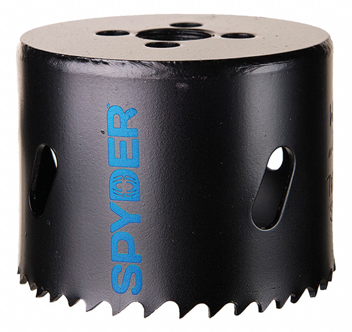 SPYDER, 2 1/2 in Saw Dia., 4/6 Teeth per Inch, Hole Saw 31LV38