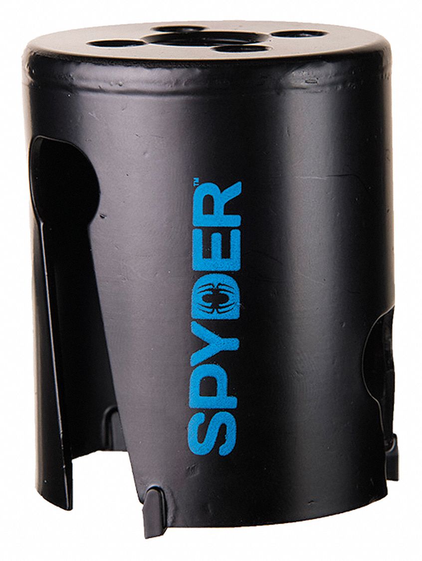 Hole Saw: 1 7/8 in Saw Dia., 1 Teeth per Inch, 2 in Max. Cutting Dp, 1/2"-18 Thread Size