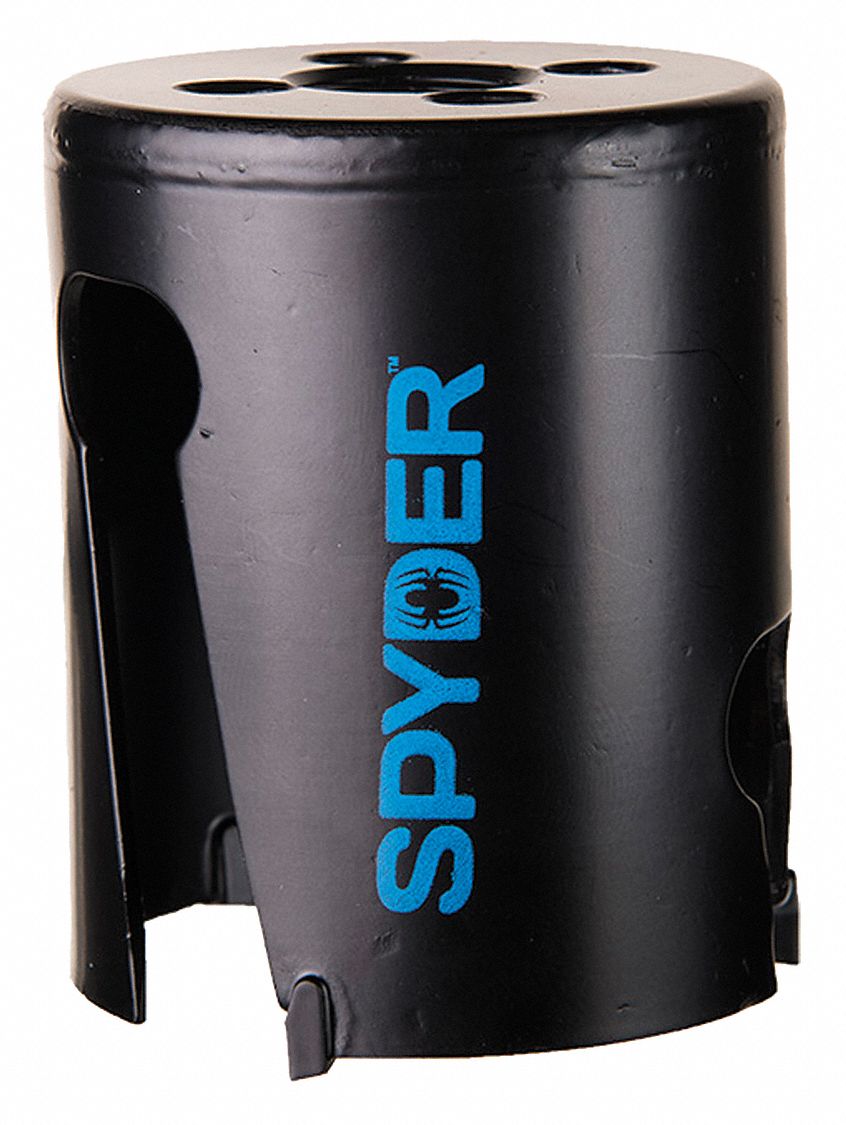 Hole Saw: 2 in Saw Dia., 1 Teeth per Inch, 2 in Max. Cutting Dp, 1/2"-18 Thread Size