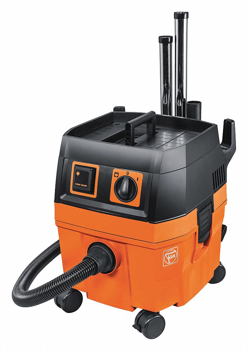 Dust Extractor, 5 3/4 gal Tank Size, 151 cfm, 1 3/8 in Vacuum Hose Dia ...