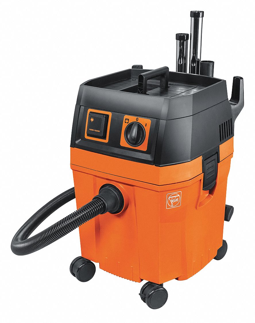 FEIN Dust Extractor, 8 1/2 gal Tank Size, 151 cfm, 1 3/8 in Vacuum Hose