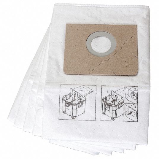 FEIN, Fits Fein Vacuum Brand, Dry, Vacuum Bag - 31LZ24|31345062010 ...