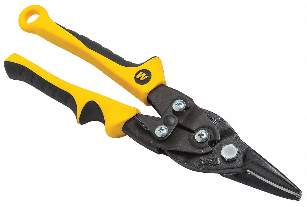 CRESCENT WISS, Straight, 9 3/4 in Overall Lg, Aviation Snip
