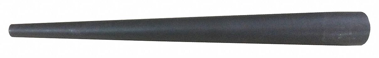 PIN PUNCH, 7/16 IN TIP SIZE, ROUND, 1 3/16 IN SHANK W, 12 IN OVERALL L, 10½ IN TAPER L