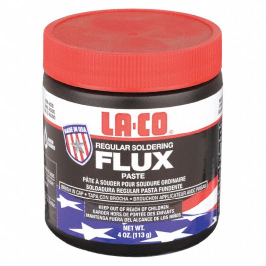 La-co, 4 Oz, Jar, Soldering Flux - 31me52