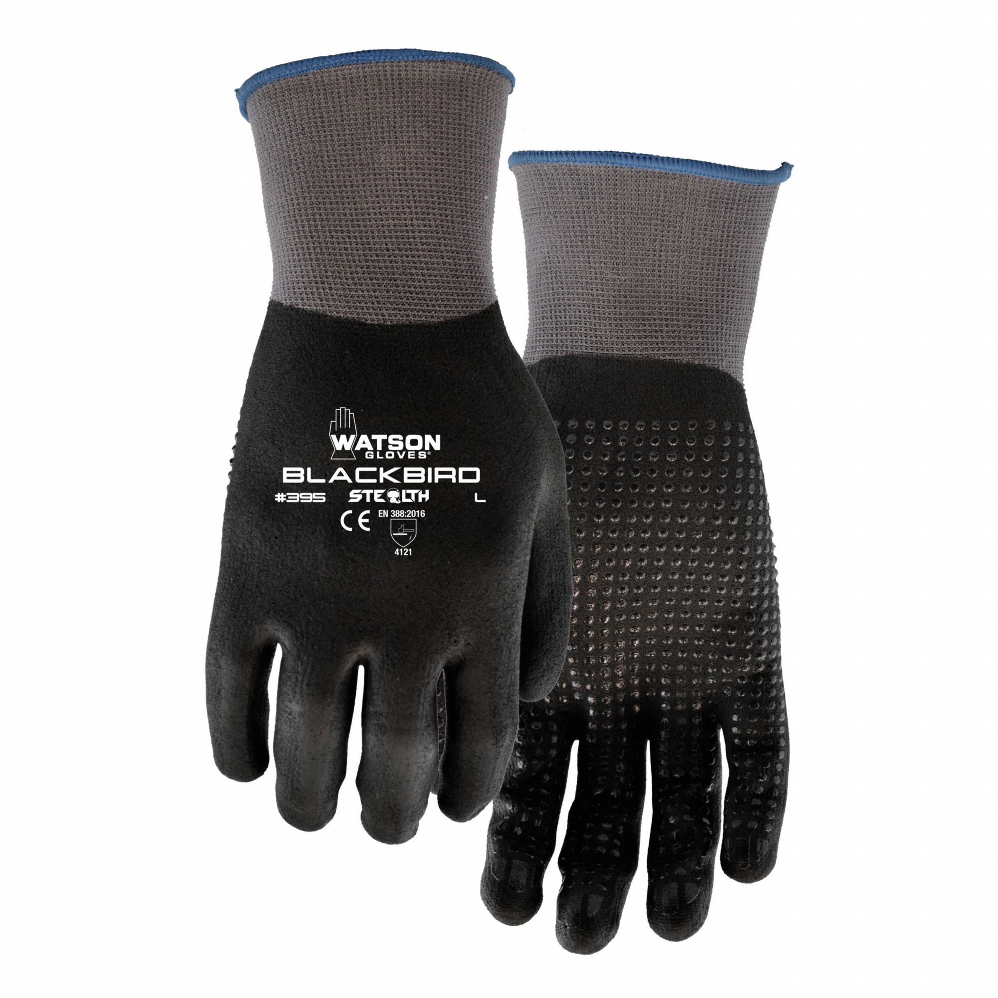 GANTS,ENDUIT,FINITION À POINTS,ABS NIVEAU 1,TREMPETTE COMPLÈTE,S,NR,NYL,PVC