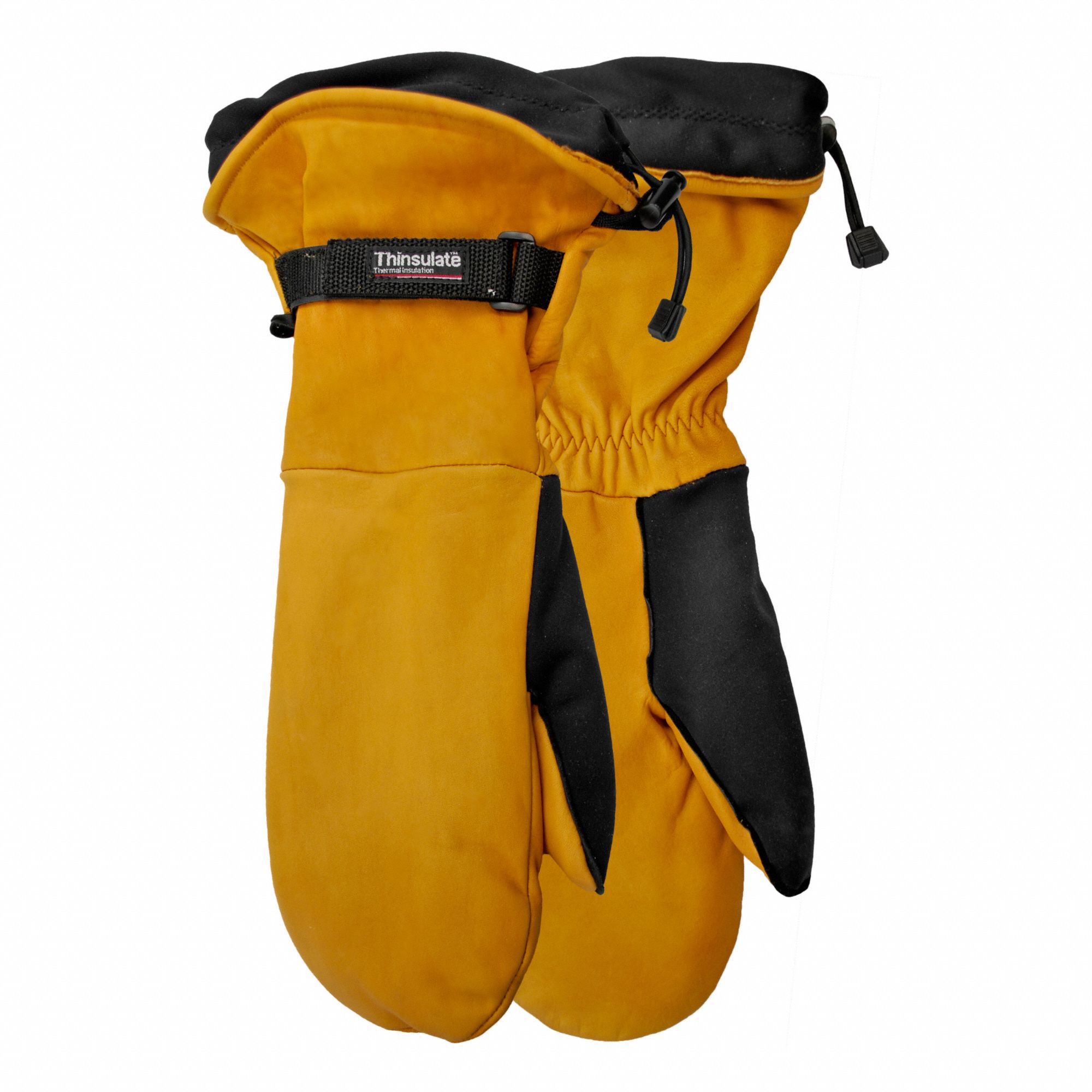 GANTS DE PROTECTION CONTRE LE FROID EXPÉDITION NORTH,AMBRE,TG, 10,CUIR DE VACHE, MANCHETTE PROL
