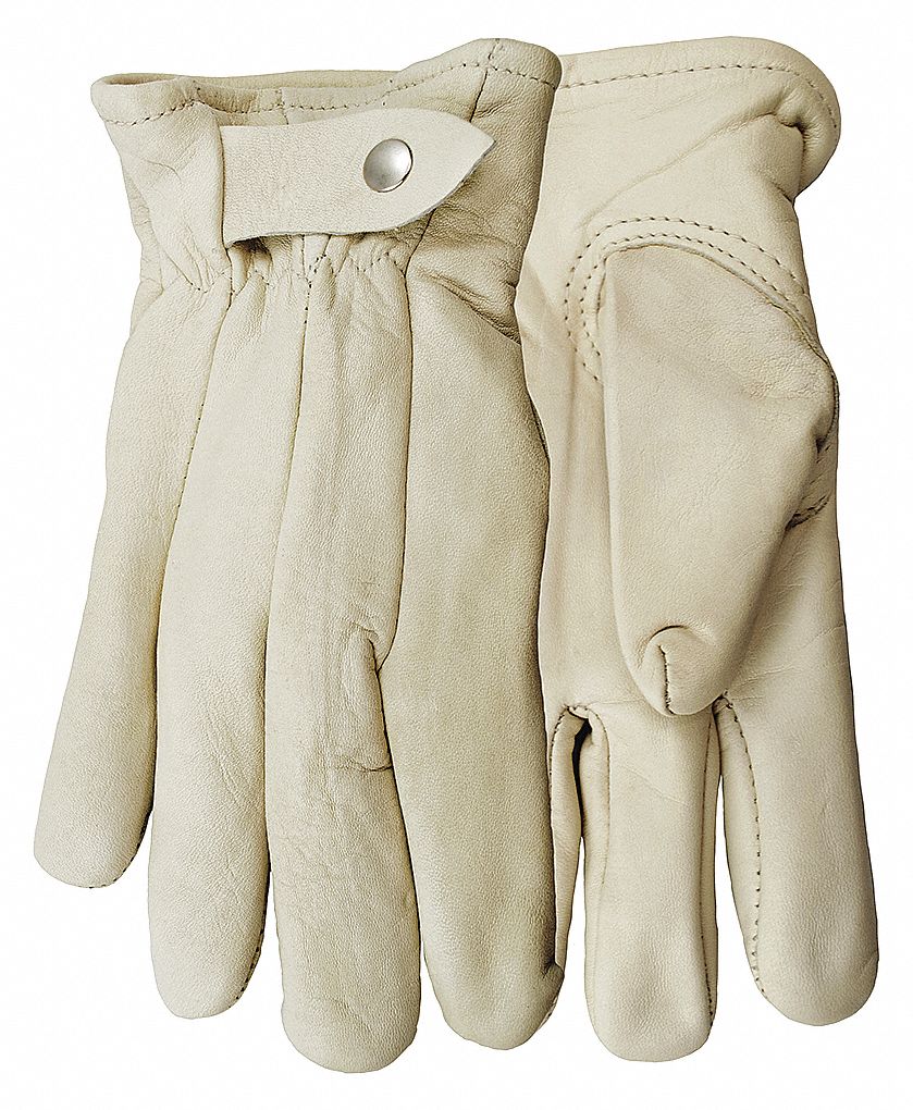 Cotton lined leather hot sale gloves