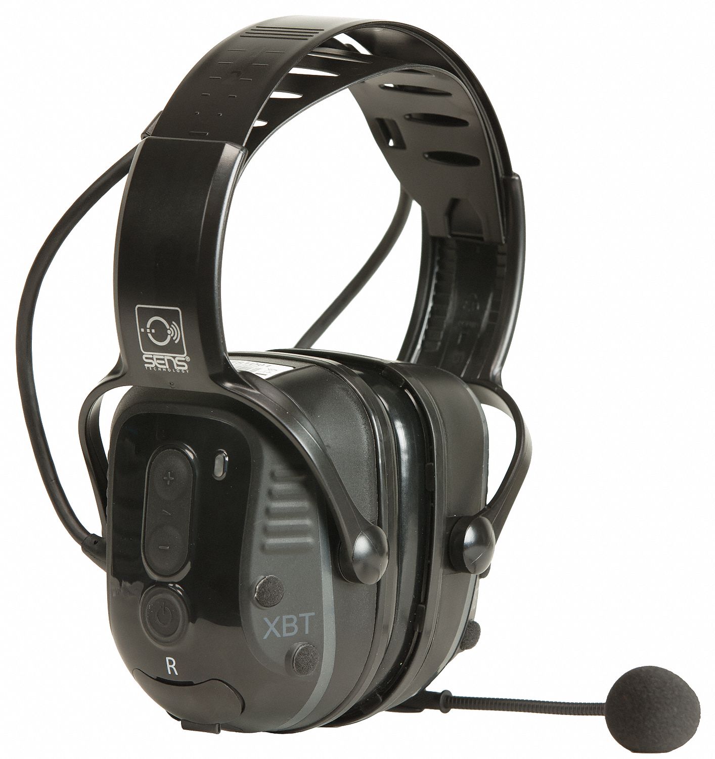 MOTOROLA, OvertheHead Earmuff, 27 dB NRR, Wireless Headset 31MF95