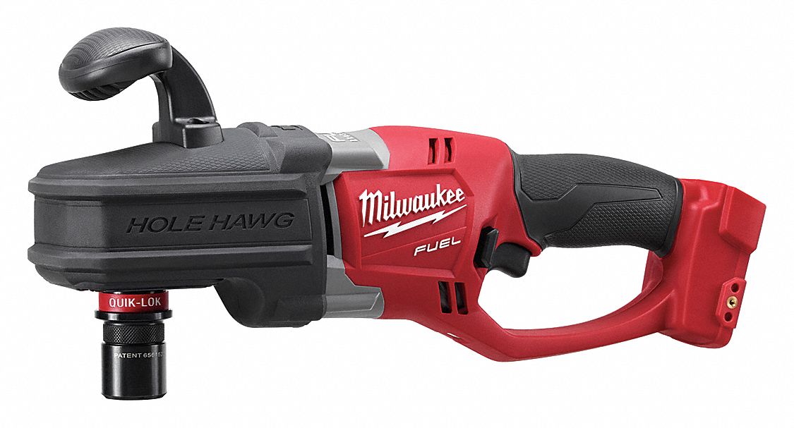 MILWAUKEE 7/16" Hex Quick Lock M18 FUEL Hole Hawg® Cordless Right Angle