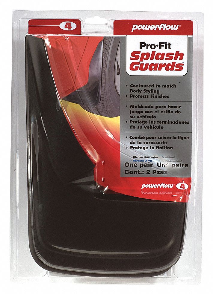 ROADSPORT MUD GUARD, MUD FLAPS, BLACK, 14 X 9 1/2 X 2 1/2 IN, THERMAL