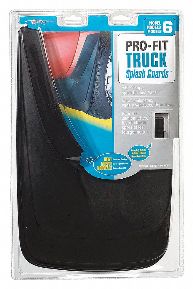 ROADSPORT MUD GUARD, MUD FLAPS, BLACK, 16 1/2 X 10 3/4 X 2 1/2 3 IN