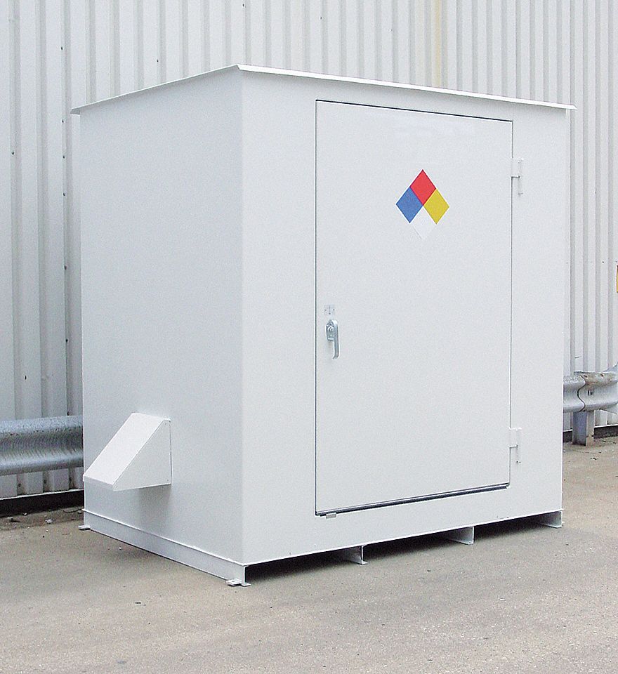 ENPAC 8-DRUM HAZMAT STORAGE BUILDING - 4395 - EPC9508WH | 9508-WH ...