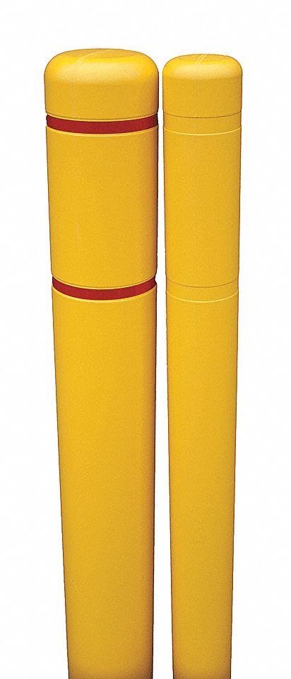 BOLLARD COVER W/ RED TAPE 4 X 64
