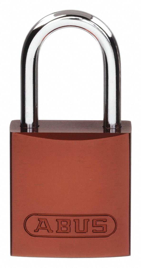 Lockout Padlock, KA, Brown, 2-17/32"H