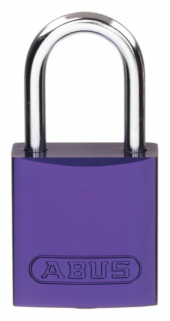 Lockout Padlock, KD, Silver, 2-17/32"H