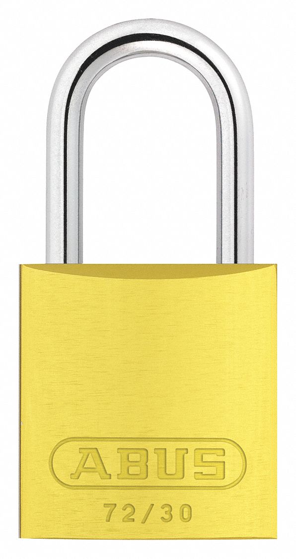 Lockout Padlock KA Yellow 2-17/32 H