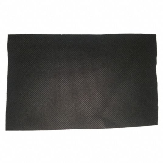 WESTWARD Non-Woven Landscape Fabric, Black Polypropylene, 3 x 50 ft ...