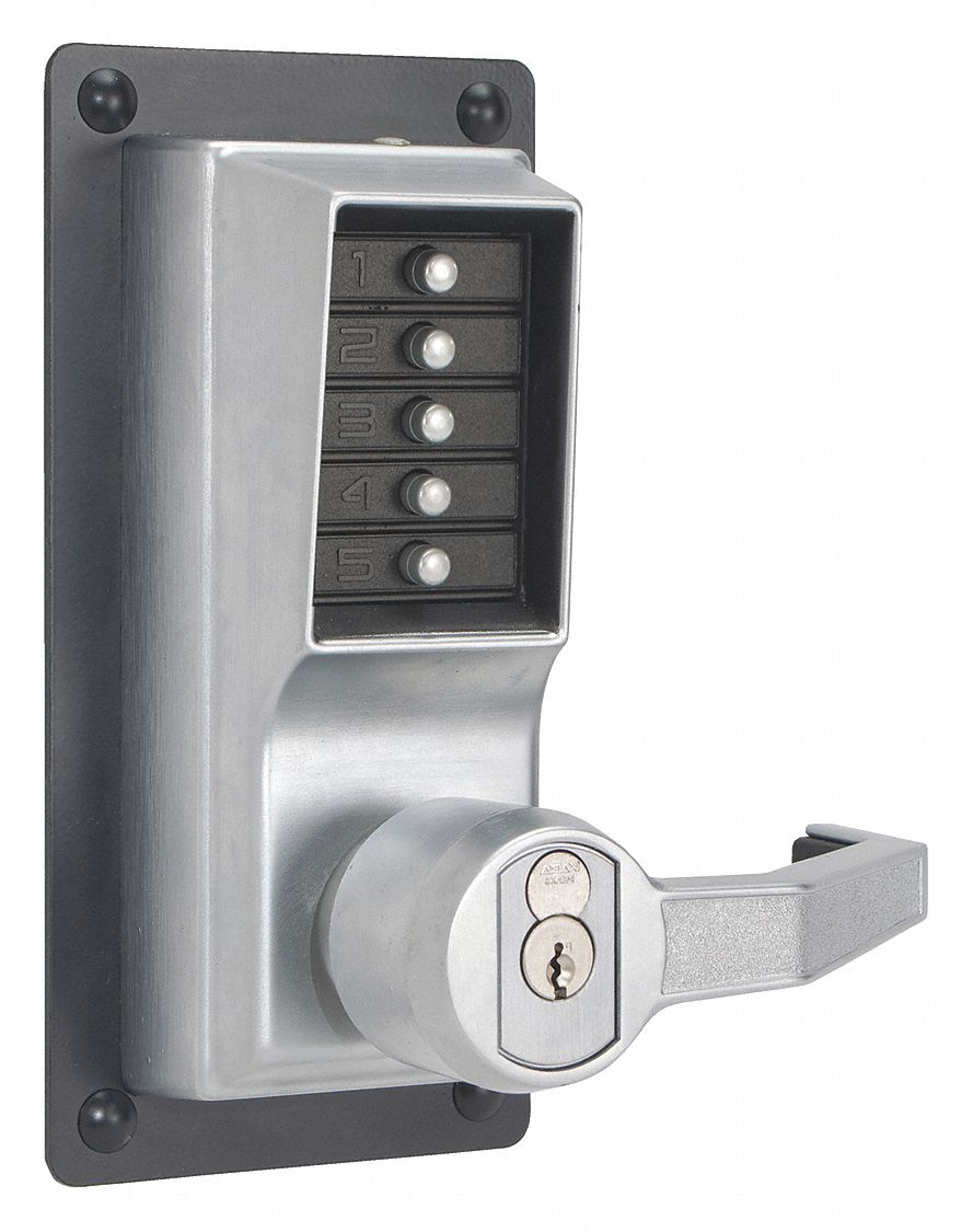 Simplex Mechanical Push Button Exit Trim Lever Entry With Key