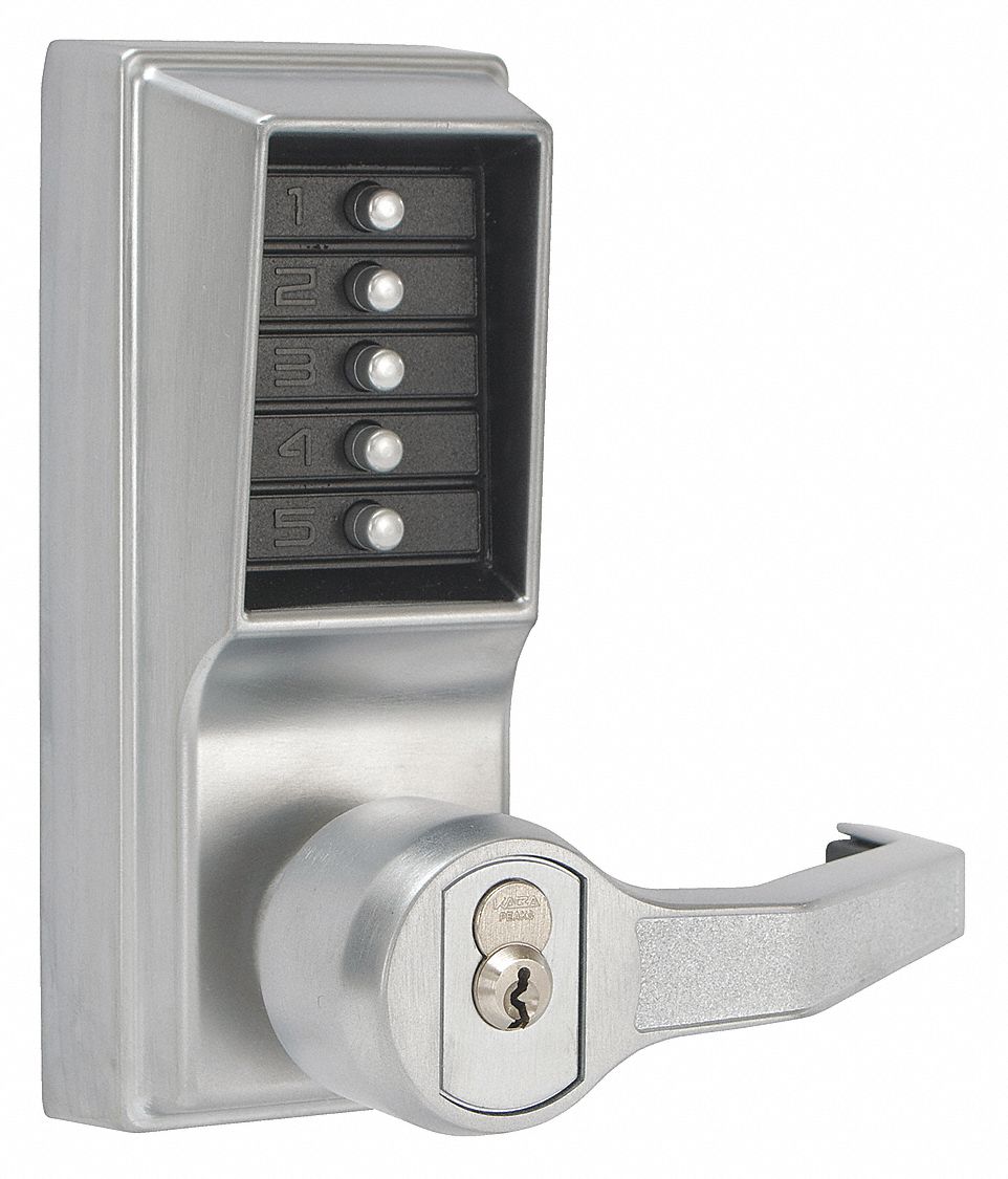 PUSH BUTTON LOCK,ENTRY,KEY OVERRIDE