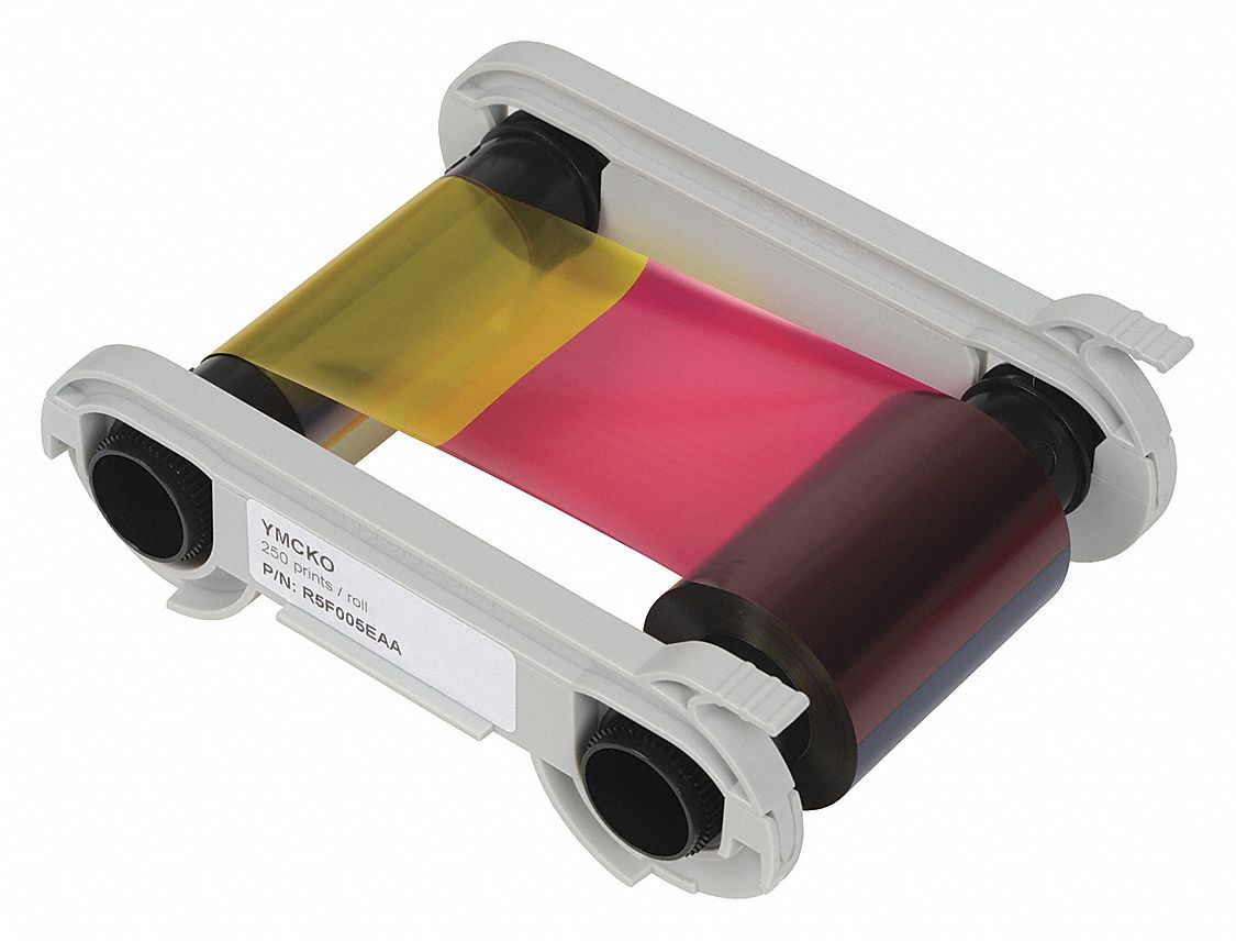 ID CARD PRINTER RIBBON,5 PANEL,300 DPI