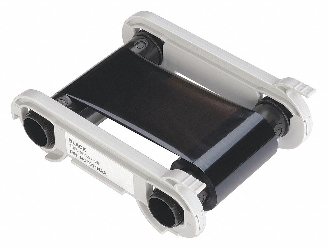 Black 2 000 prints per roll id card printer ribbon 31nj44 rct023naa