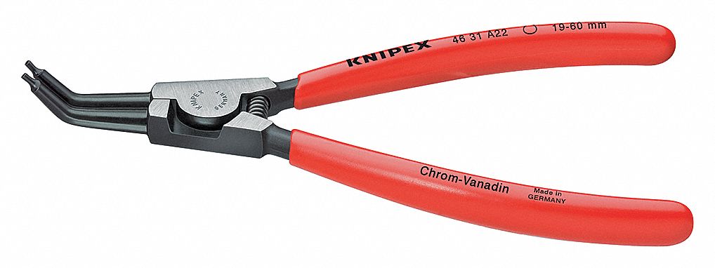 KNIPEX RET RING PLIER EXT 0.035 TIP 45 DEG - Retaining and Lock