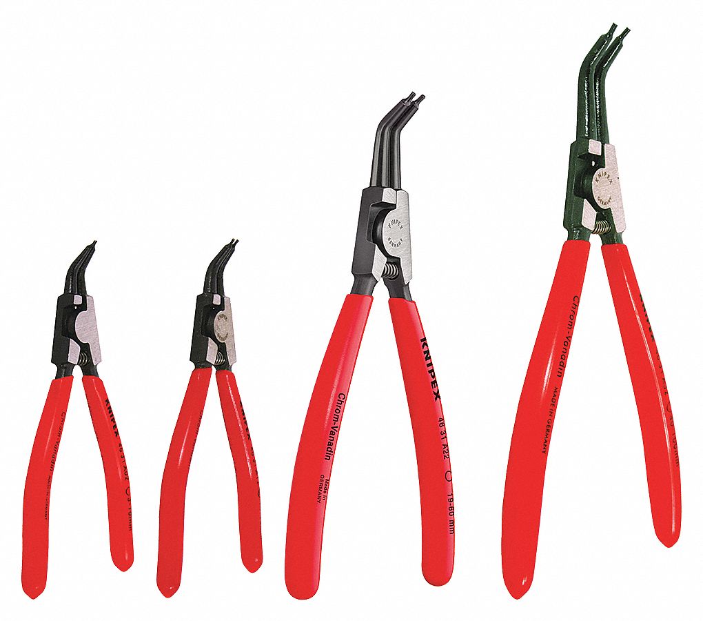 PLIERS CIRCLIP SET INT/EXT 4PC