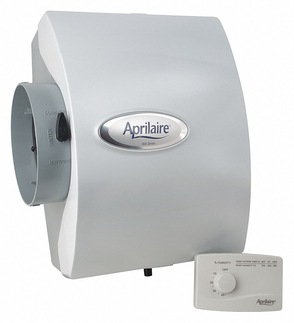 APRILAIRE Whole Home Humidifier, Drain Bypass, 24 Voltage, 4,000 Max