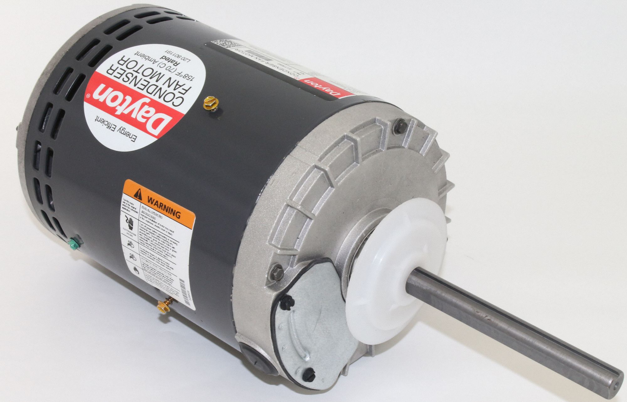 DAYTON Condenser Fan Motor, 1 HP, 3Phase, Nameplate RPM 1,140, No. of