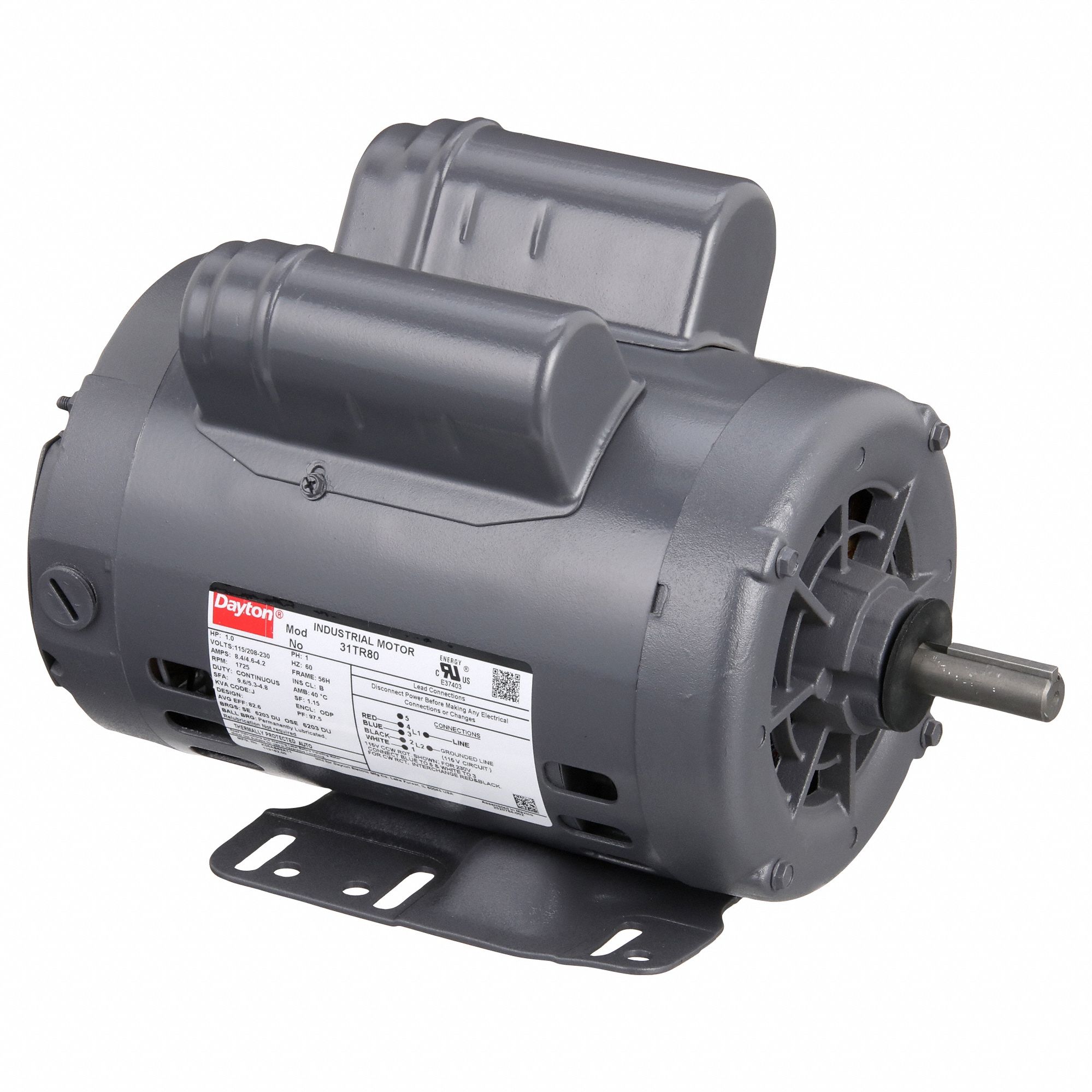 Moteur GP,1HP,1725tr/m,115/208-230V,56H