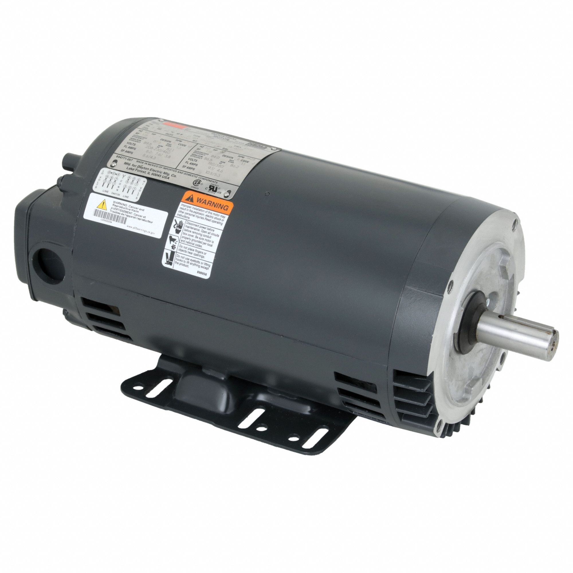 MOTEUR UG,3HP,1750TR/MIN,230/460V