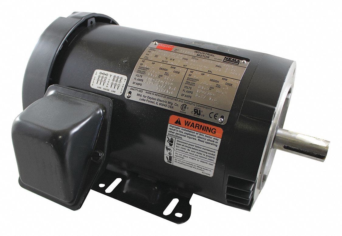 MOTEUR UG,1HP,3525TR/MIN,230/460V