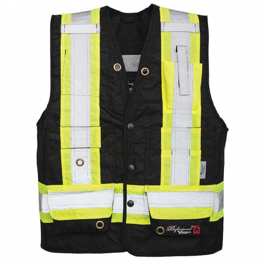 Bederven deze Aja VIKING, 3XL, Black, Flame-Resistant Surveyor Vest - 31TV96|3995FR-XXXL -  Grainger