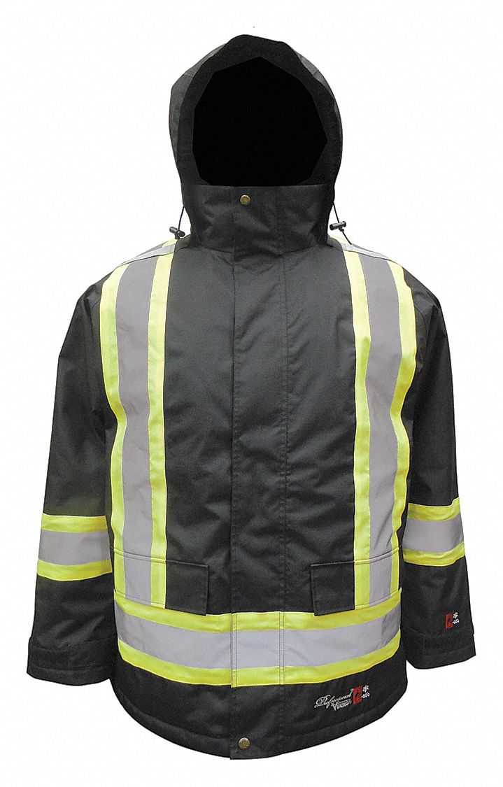 VIKING, Men's, 4XL, Flame Resistant Flame Resistanteezer Insulated Rain ...