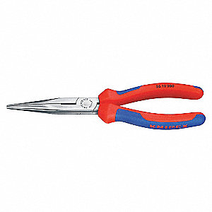 PLIERS LONG NOSE 8IN W/CUTTING
