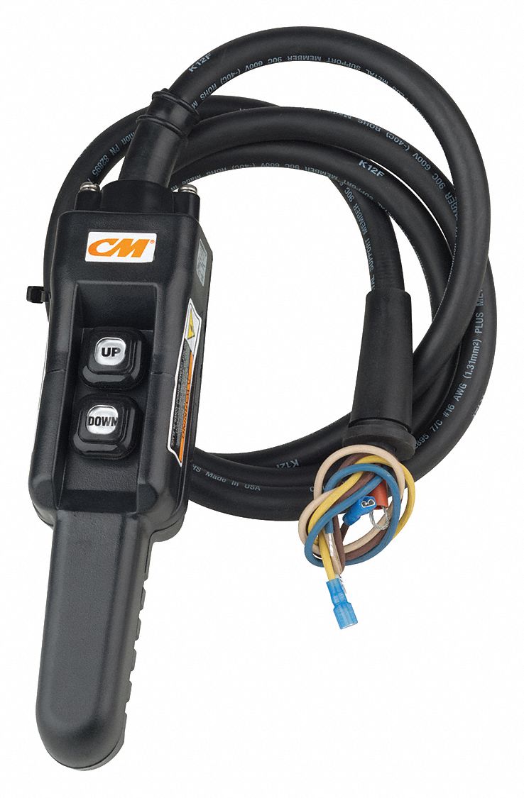 Pendant Station and Cord: Electric Chain Hoists, Lodestar, 29337