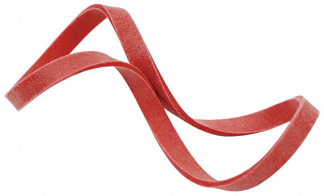 31UE85 - Rubber Band 7 in. Red PK12