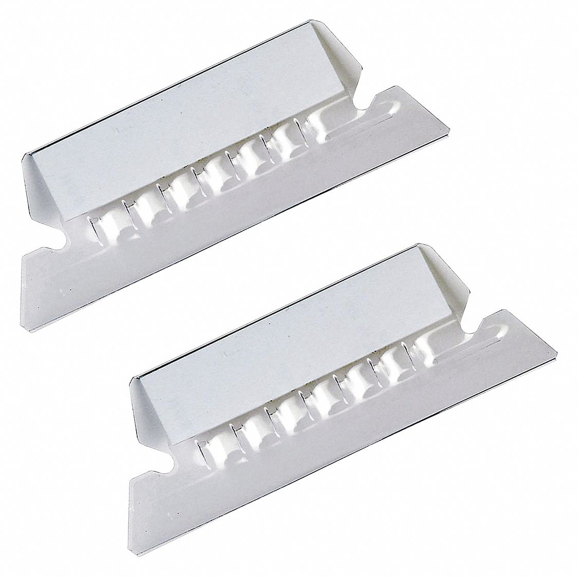 HANGING FOLDER INSERT,PLASTIC,CLEAR,PK25