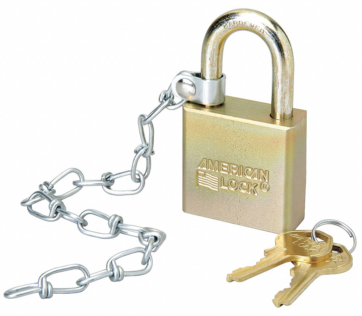 Keyed Padlock Silver