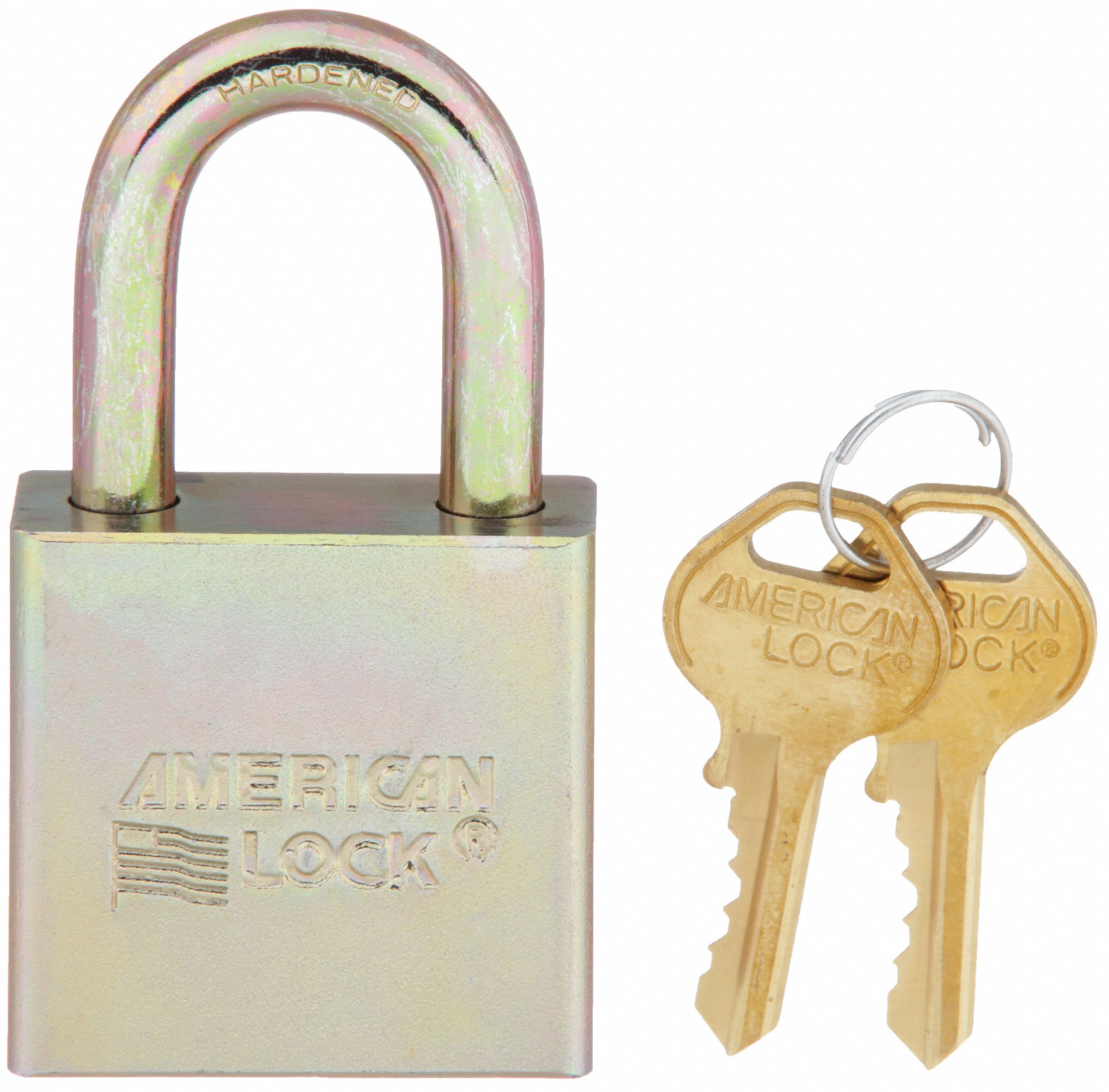 Padlock: Gold, Steel,