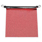 FLAG W BUILT-IN HEAVY-DUTY BUNGEE CORD/FLEXIBLE WELTING, RED, 18 X 18 IN, JERSEY