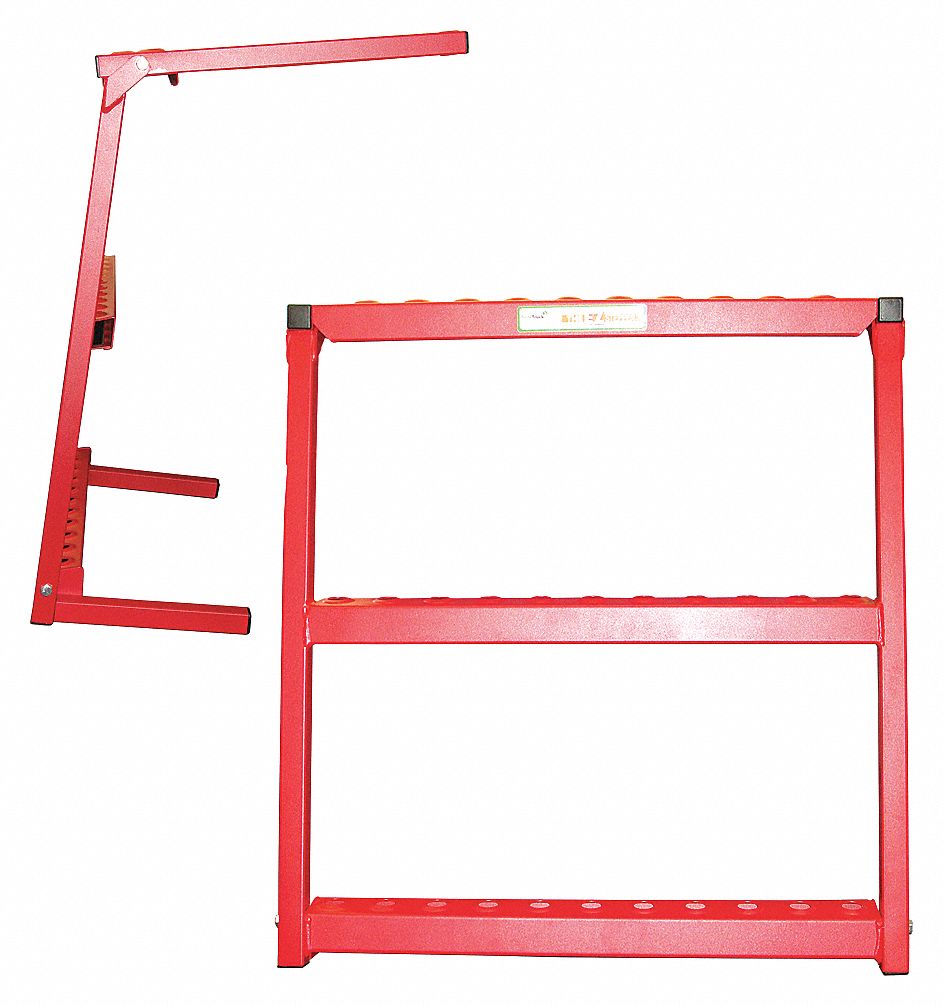 SAFETRUCK TRUCK TIRE LADDER, 400 LBS, 2/16 X 28 IN, STEEL Automotive
